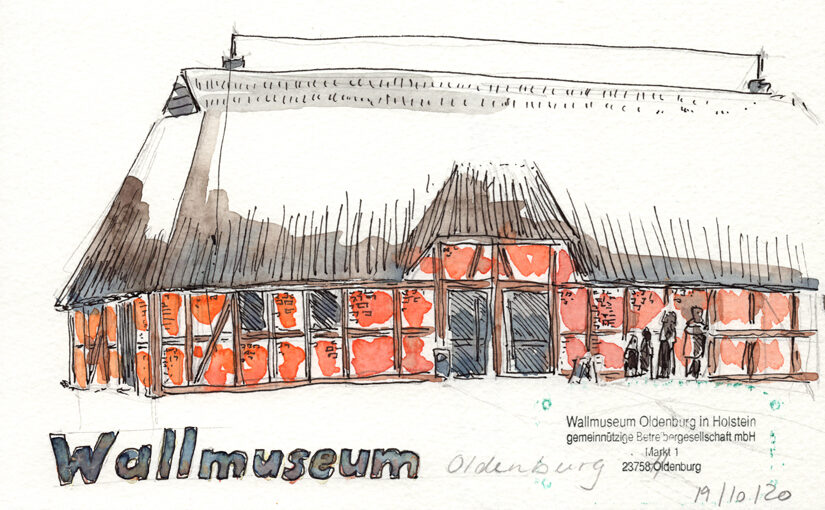 Skizze – Wallmuseum in Oldenburg in Holstein